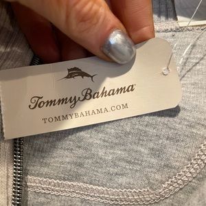 Mens large Tommy Bahama quarter zip pull over 100 percent cotton new with tags